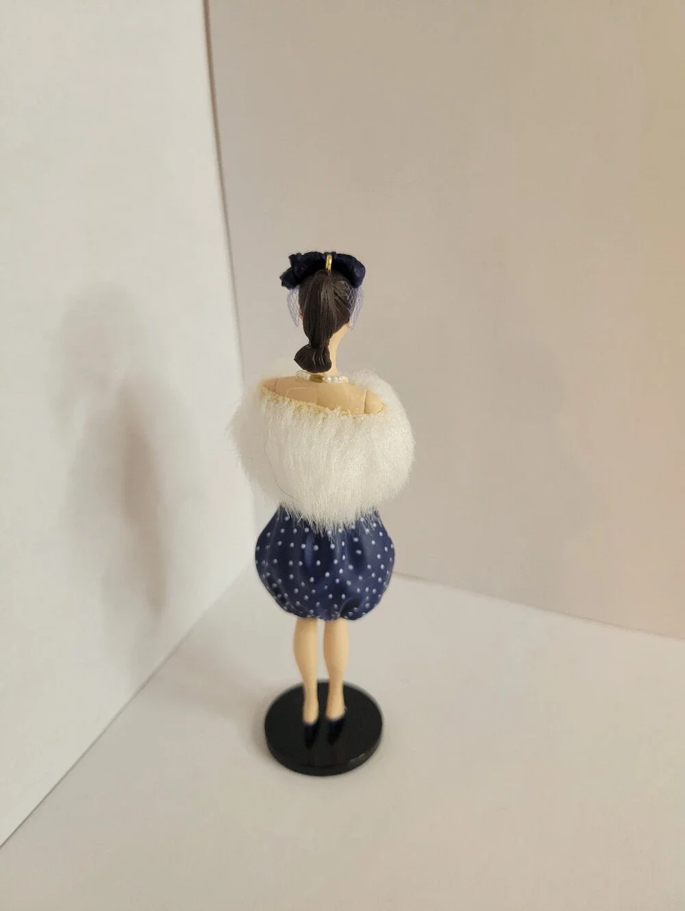 Barbie Navy Blue Polka Dot Dress 
